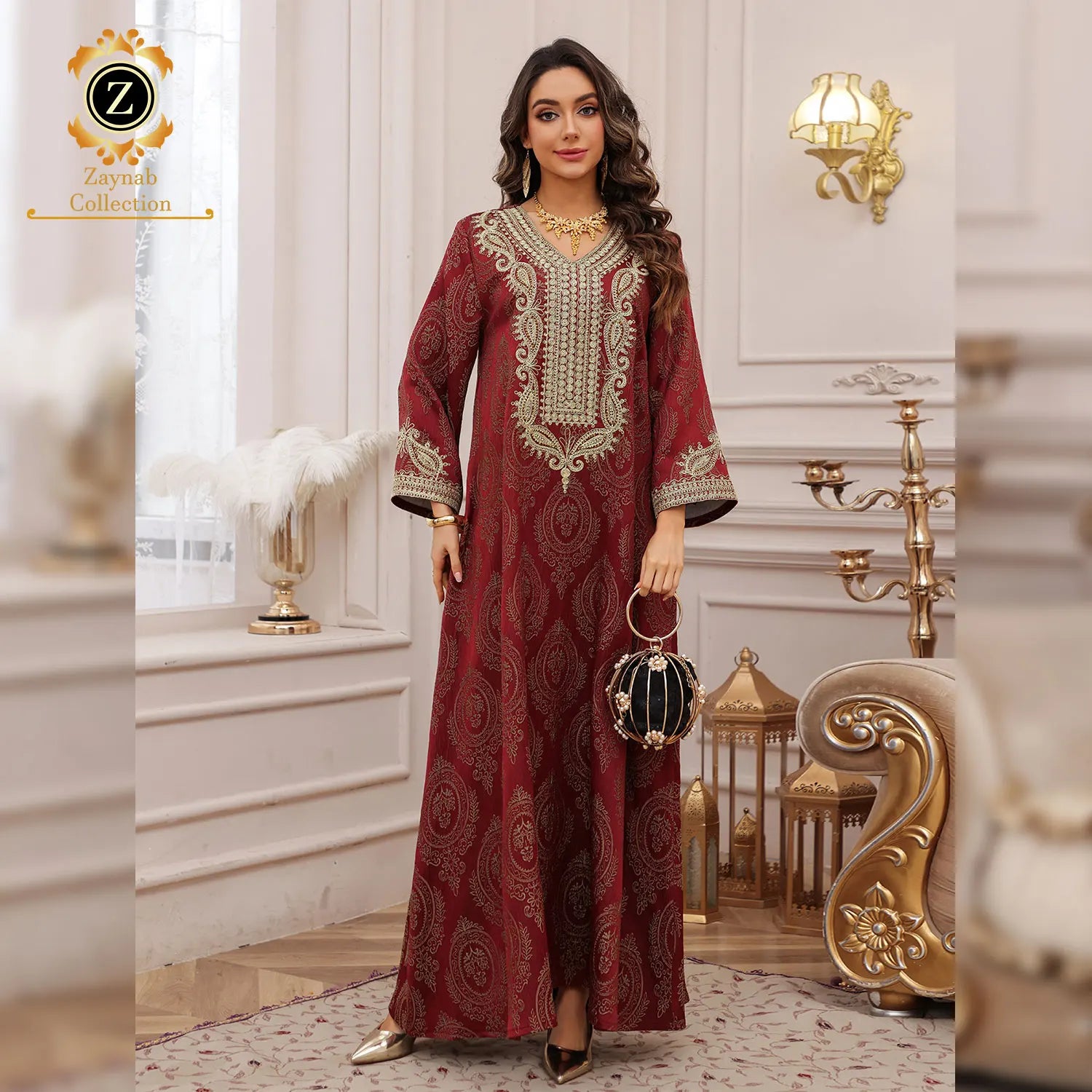 Zaynab Elegant Abaya Egyptian Abaya Designs Burqa Designs Women Dubai Beads Elegant Abaya