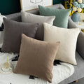 Luxury Solid Color Velvet Throw Pillow Cover Geometric Quilted Cushion Covers for Office Sofa