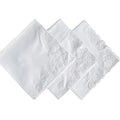 HZO-22056 White Premium Cotton Lace Handkerchiefs Crochet Hankies Women/ladies Wedding Gift