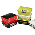 Custom Disposable Brown Food Packaging Container Kraft Paper Take Out Lunch Boxes