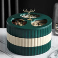 Factory Direct Nordic Style Elk Compote Household Divider with Lid Dried Fruit Tray Creative Modern Multi-layer Candy Snack Box