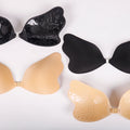 GXB001 Strapless Backless Bio Glue Butterfly Shape Invisible Silicone Sticky Wing Bra for Women