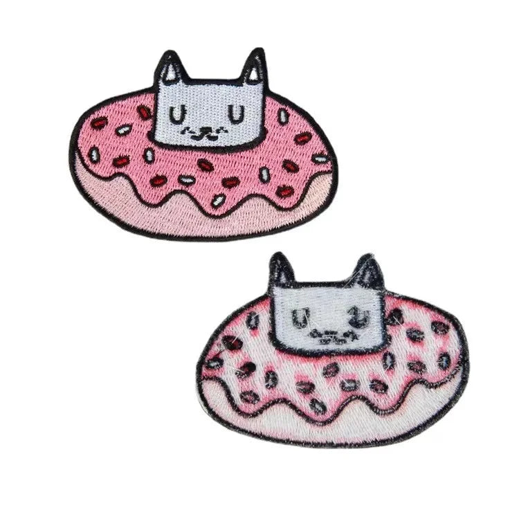 DIY Clothing Decoration Embroidery Patch Felt Fabric Embroidery Logo Labels Patches