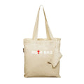Wholesale Eco-Friendly Reusable Women's Tote Bag Portable Grocery Shopping Drawstring Pouch Thick Canvas Cotton Letter Pattern