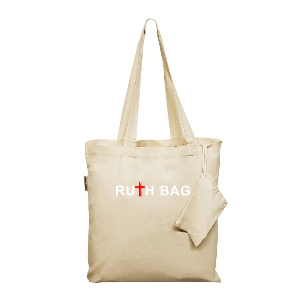 Wholesale Eco-Friendly Reusable Women's Tote Bag Portable Grocery Shopping Drawstring Pouch Thick Canvas Cotton Letter Pattern