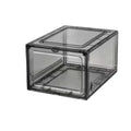 Hot Sale Transparent Sneaker Container Stackable Plastic Shoes Case Folding Durable Clear Shoes Organizer