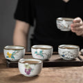 Ru Ware Single Cup Personal Cup Vintage TeaCup Supportable  Kung Fu Tea Cup Ceramic Mug Mug Ceramic
