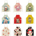 2020 New Cotton and Linen Apron Support Customization Japanese-style Cute Lucky Cat Series Apron