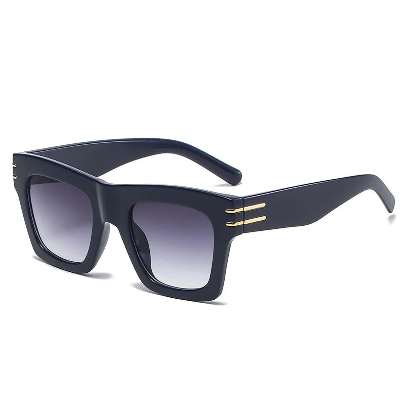 GWTNN OEM Gafas De Sol Polarizadas Uv400 Vintage Acetate Wide Temple Mens Sunglasses Square