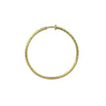 New Trending Exaggerated Women Fashion Jewelry Large Round Circle Hoop Earrings Copper Clip on Earrings