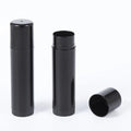 15g 0.5oz PP Empty Jumbo Lip Balm Tubes Glossy Black Cylinder Twist up Bottom Solid Balm Containers Bulk Custom OEM Supplier