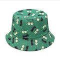 2021 Wholesale New Vegetable Tomato Printed Reversible Cotton Bucket Hat Custom