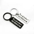 Never Forget the Difference Stainless Steel Key Chain Inspirational Personality and Creativity Tag Personalized Gift Custom