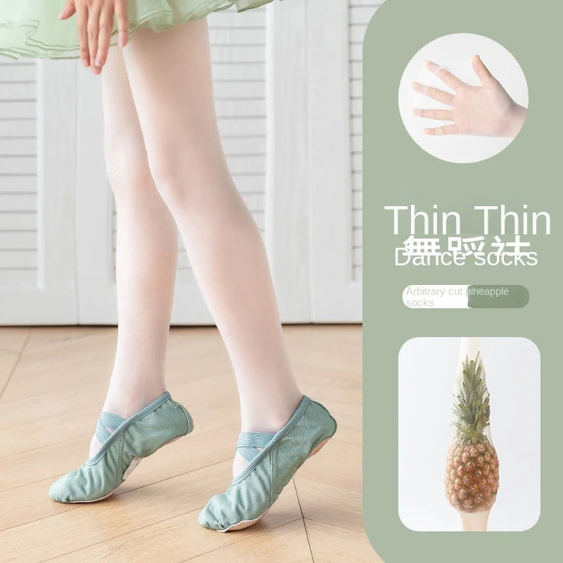 Professional Ballet Dancing Socks Anti-pilling Thin Stockings Dance Leggings Ballerina Pantynose Daily Wear Party for Girls