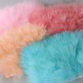 Wholesale DIY Accessories Vascular Flannel Strip 8-11cm Turkey Feather Design Dyed Colorful Feather Lace for Skirt Necklace