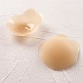 Seamless Rabbit Silicone Nipple Cover Solid Pattern Invisible Matte Opaque Push-up Boob Washable Reusable Everyday for Adults