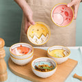 Japanese Cute Cartoon Animal Household Rice Bowl Ceramic Rice Bowl Children's Tableware Creative Ramen Bowl Soup