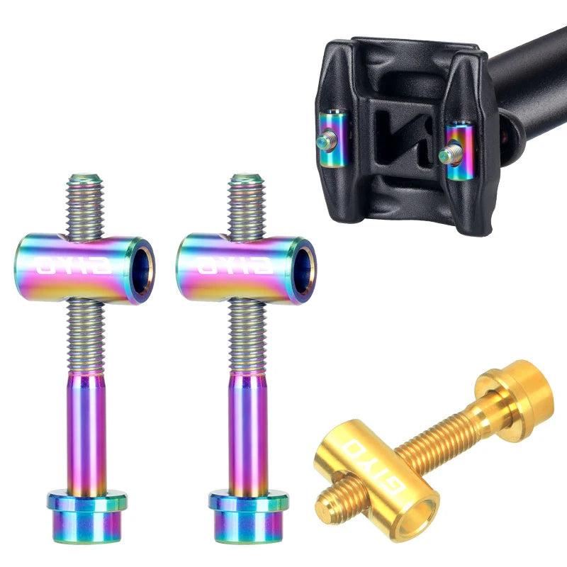 M5X30/X40 TC4 Titanium Alloy Bike Seatpost Bolt Mtb Part Mountain Bicycle Seatpost Fixing Screws