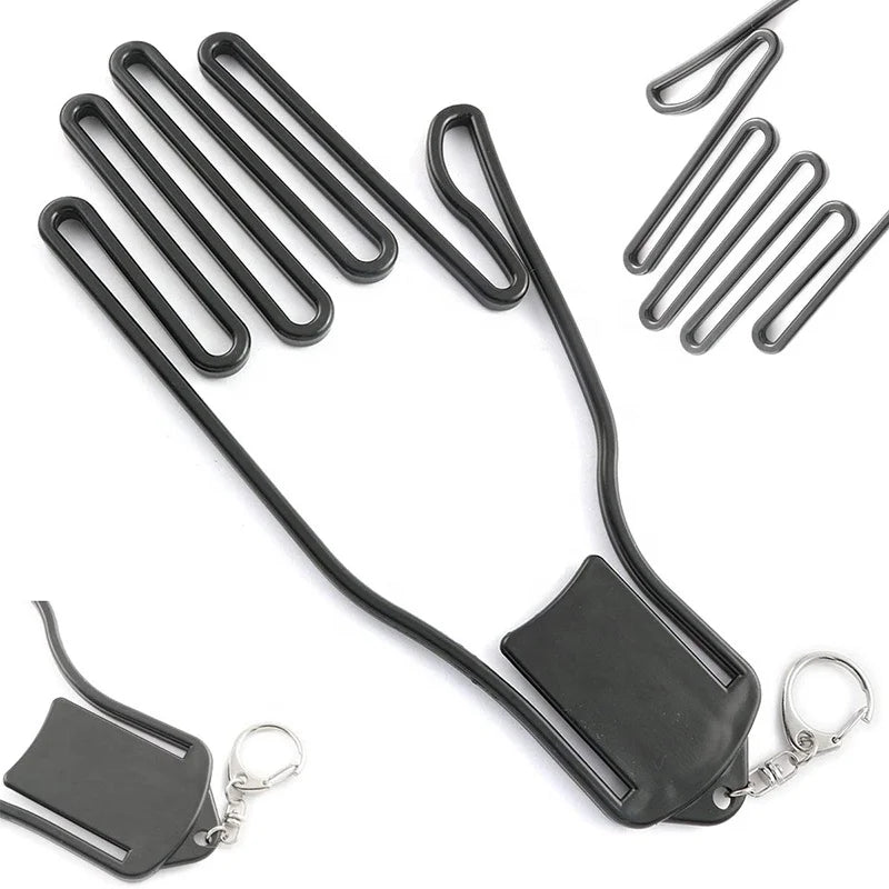 Durable Plastic Golf Glove Holder Outdoor Sports Shaper Tool Gloves Keeper Hanger & Dryer