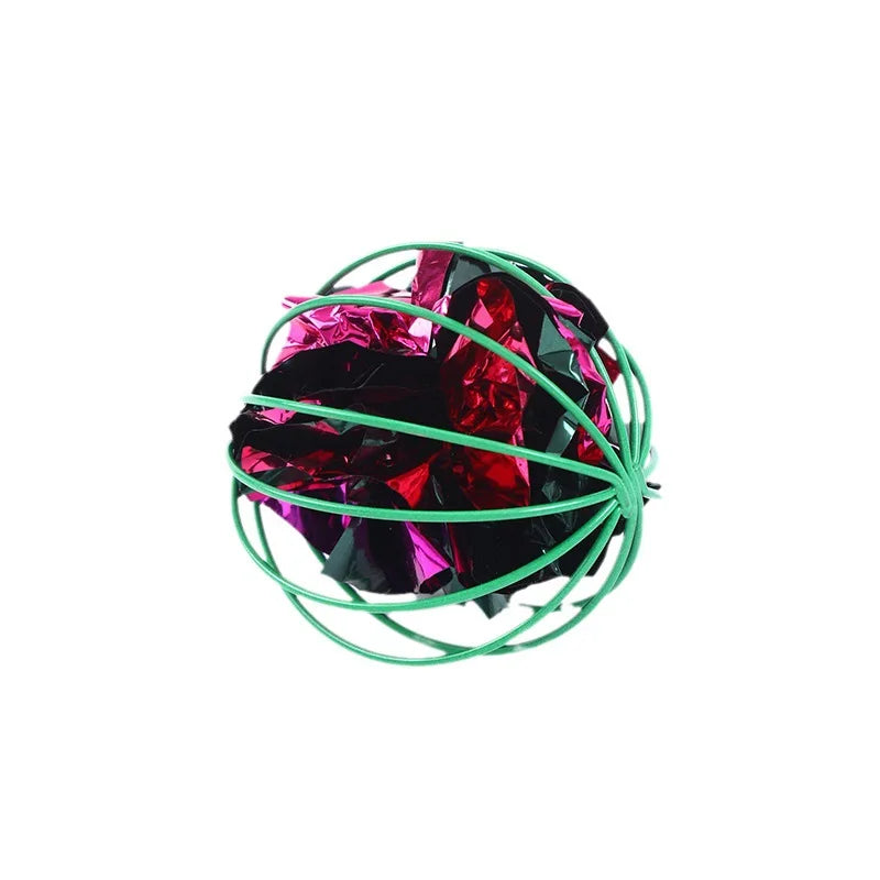 Best Seller Cat Paper Ball Toys Cat Cage Ball Interactive Entertainment Toys Cage Ball Cat Exercise Interactive Toy