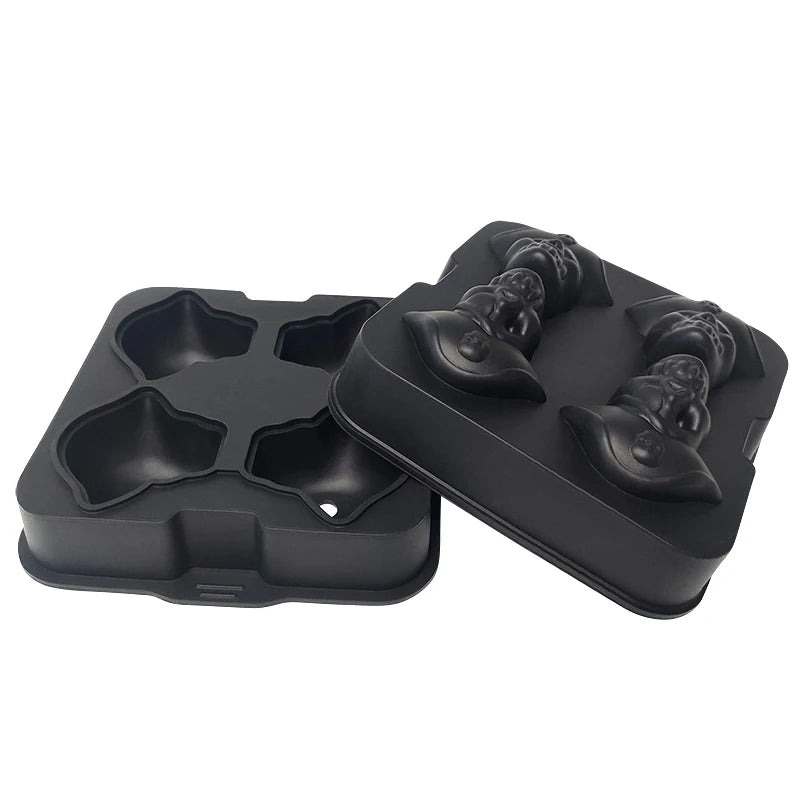 Factory Direct Large Silicone Ice Cube Tray Food Safe 3D Whiskey/Brandy Making Tool for Beer Kitchen Usage
