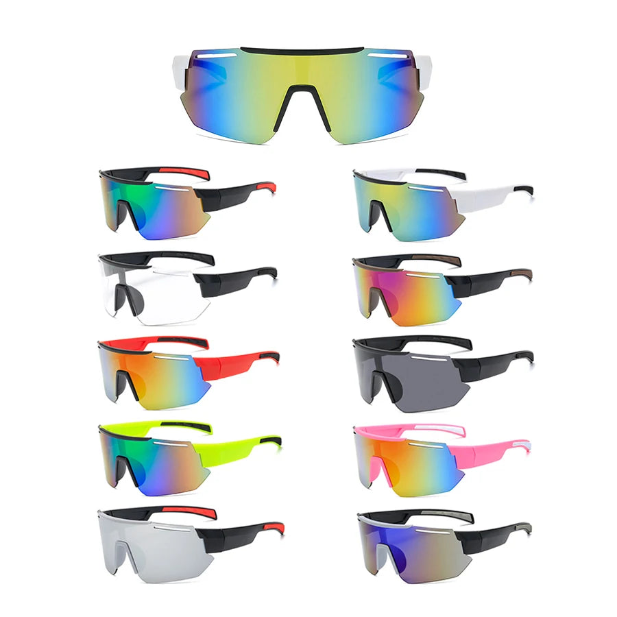 2024 Newest Arrival Wholesale Large Frame Oversized Outdoor Baseball Cycling Sports Eyewear Sunglasses Men Women