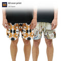 All Over Printing Custom Mesh Quick Dry 100% Polyester Sublimation Gym Men's Shorts Summer Men Anime Shorts