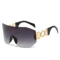 New 2023 Trend Big Frames Oversized Shades Uv400 Designer Sunglasses Women Classic Custom Own logo Ins Gafas De Sol