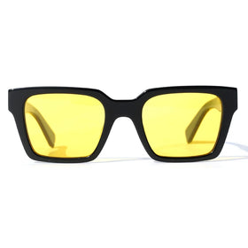 Finione Yellow Sunglasses for Men Women Vintage Glasses Oversize Vintage 2025 Y2k Sunglasses