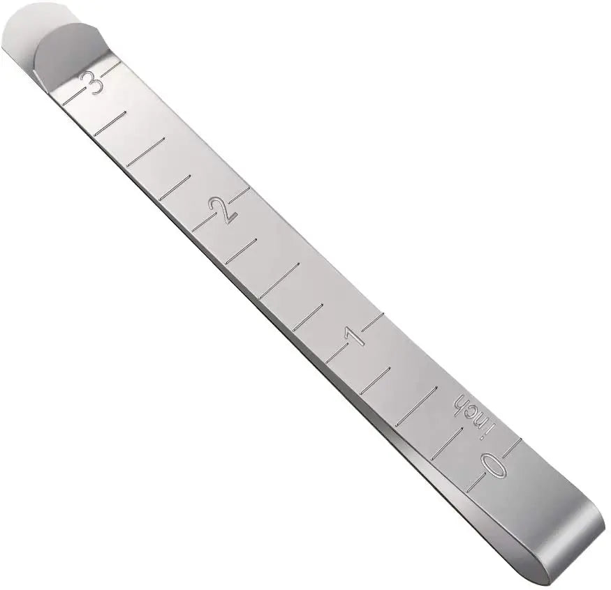 The Stainless Steel Hemming Clips3 Inch Measurement Ruler Sewing Clips for Pinning and Marking