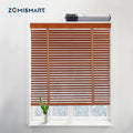 Zemismart Smart Wood Blinds Tuya Roller Shade Blind Google Home Alexa Support Wooden Shutters Filter Curtain Kitchen Electric