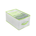 Foldable 7/8/9 Grids Divider Box Underwear Drawer Organizers for Clothing Socks Bras