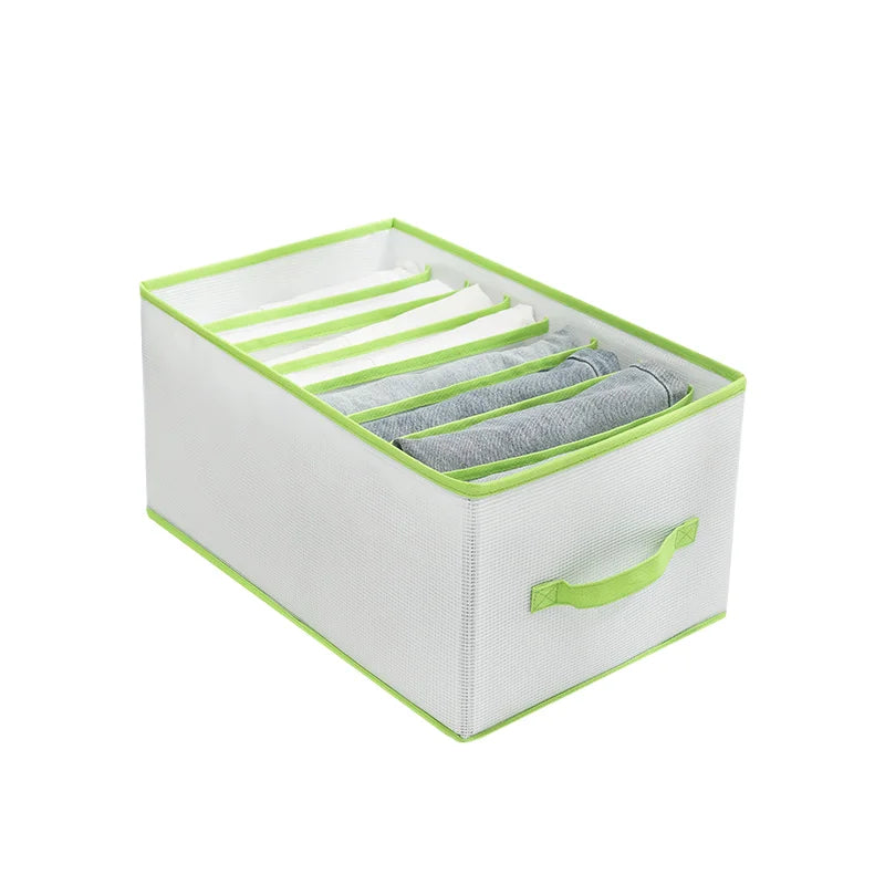Foldable 7/8/9 Grids Divider Box Underwear Drawer Organizers for Clothing Socks Bras