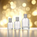 Luxury  Empty Perfume Bottles Custom 30ml 50ml 100ml Transparent Cylindrical Glass Perfume Bottle with Spray and Lid