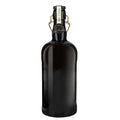 750ml Amber Swing Top Glass Beer Bottle with Crown Cap and Plastic Top for Juice Kombucha Wine Beer Tequila