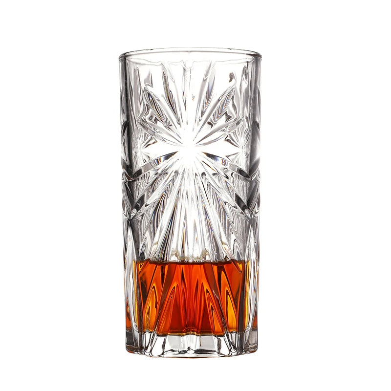 Wholesale European-style Household Glass Water Cups Juice Glass Cups  Highball Glasses for bar Parties and Wedding