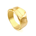 New Arrival Made in China Wedding 18k Gold Custom Stainless Steel 18k Gold Plated Jewelry Fashion Rings Women