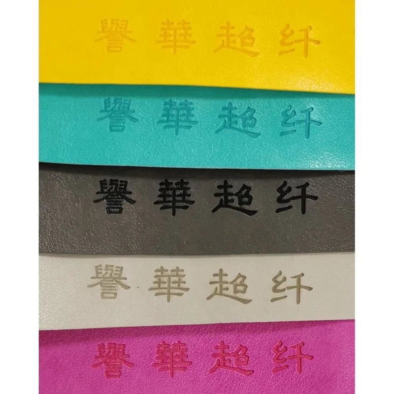 Hot-Pressed Color-Changing Artificial PU Leather Printed Pattern for Shoe Bag Notebook and Jeans Label Use