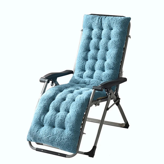 Dropshipping Soft Fluffy No-Slip Chaise Lounger Cushion Indoor Outdoor Rocking Chair Sofa Cushion Padded Lumbar Pillows Seat