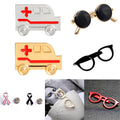 Vintage Glasses Shape Tie Clip Bar Necktie Pin Clamp Mens Accessories Party Jewellery Gift
