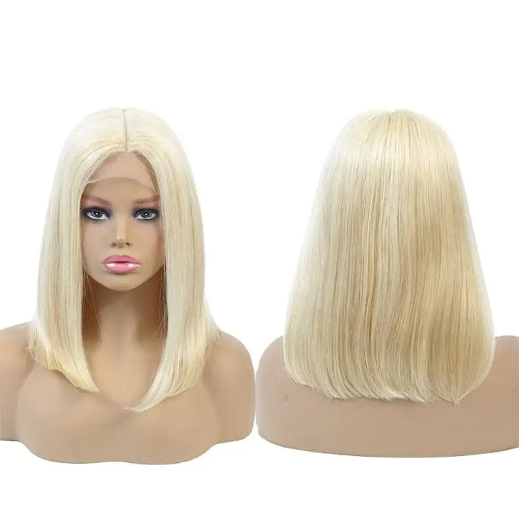 Colored Bob Wig Raw Brazilian Hair Wholesale 13*4 Transparent Lace Frontal Short Cut Human Hair Bob Wigs