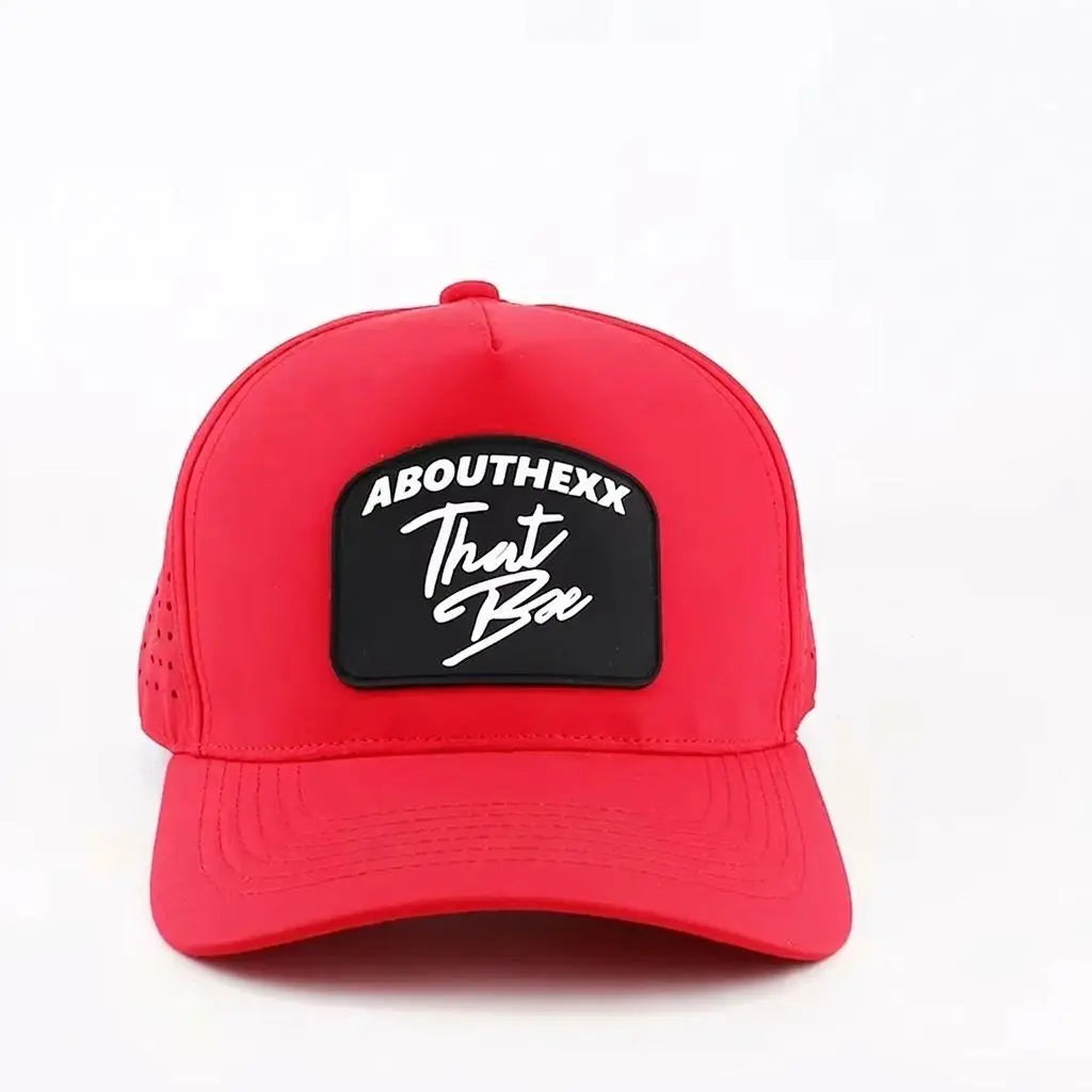 Custom 6 Panel Black Acrylic Closed Back Cap Fitted Hat 3D Embroidery Logo Green Underbrim Hip Hop Snapback Cap