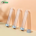 Wholesale PET Materials with Screw Cap Plastic Caps 30 40 45 50 ML Test Tube Bottles for Chemical Mechanical Purposes