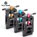 WEST BIKING Stainless Steel Aluminum Alloy Bicycle Fork/Handlebar/Seatpost Tube Cutting Saw Guide 17-39mm Lightweight Tool
