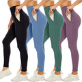 Women's High Waist Animal Print Custom Logo Spandex/Polyester Fitness Leggings Breathable Knitted Yoga Pants Pockets Wholesale