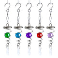 Factory Price Wind Chimes Glass Ball Spiral Tail Wind Spinner Window Pendants Bedroom Decoration Home Indoor Decor Gifts