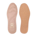 Leather Shoe Insoles Inserts Replacement Inner Soles for Shoes Boots Ecological Sheepskin Natural Tanning With Cork Base HA00352