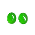 Wholesale 20x25mm Myanmar Natural Jadeite Oval Shape Flatback Cabochon Jadeite Ring