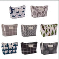 Portable Cosmetic Bag  Travel Toiletry Storage Organizer Pouch with Handle Handled Waterproof Wash Bag