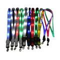 OEM Custom Logo Printing Promotional LED Light-Up Glowing Lanyard with Polyester Buckle for Anime Expo MegaBDM